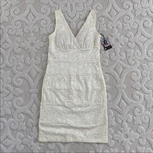 Valerie Bertinelli Ivory Lace Dress NWT Size 8